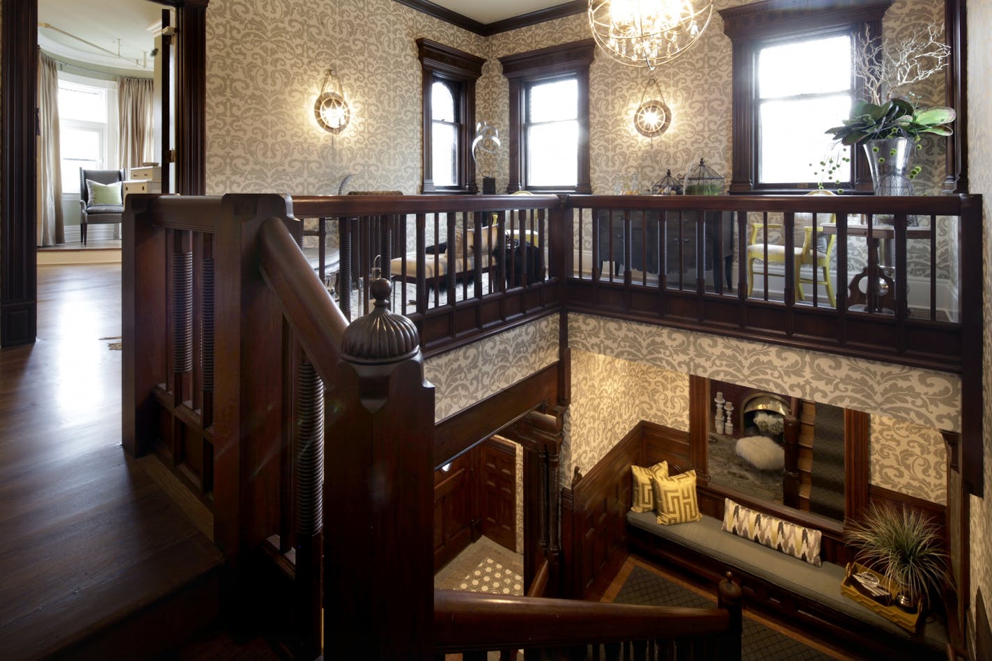 ASID Showcase Home, a restored Victorian that its young owners plan to operate as a B&B. St. Paul, MN on May 14, 2013.