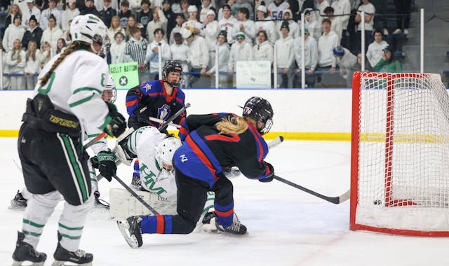 Gentry Academy's Cara Sajevic scored her second goal, 15 seconds after her first tally. Photo by Cheryl A. Myers, SportsEngine