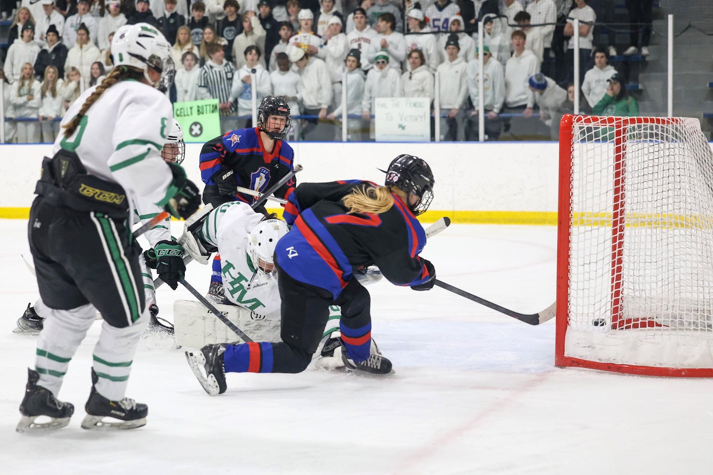 Gentry Academy's Cara Sajevic scored her second goal, 15 seconds after her first tally. Photo by Cheryl A. Myers, SportsEngine