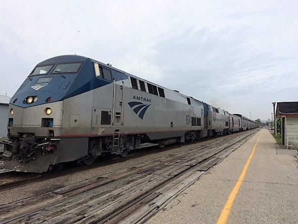 Amtrak's Empire Builder pulled into the Winona station last week. Some 18,893 passengers got on or off the train there in fiscal 2016.