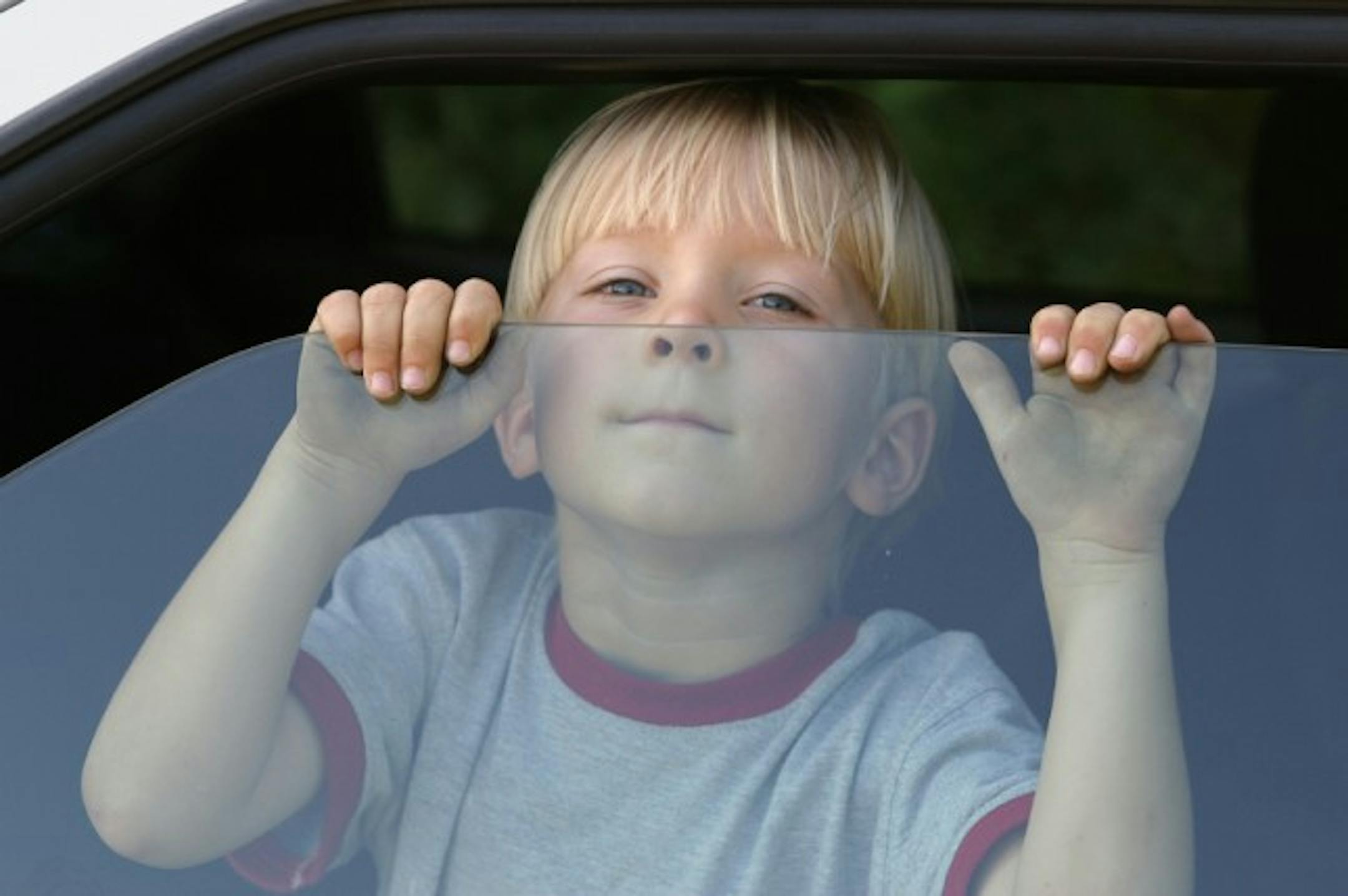 Cracking a window does little to reduce the heat inside a car. Never leave your child unattended in the car. (iStock photo / Getty Images)