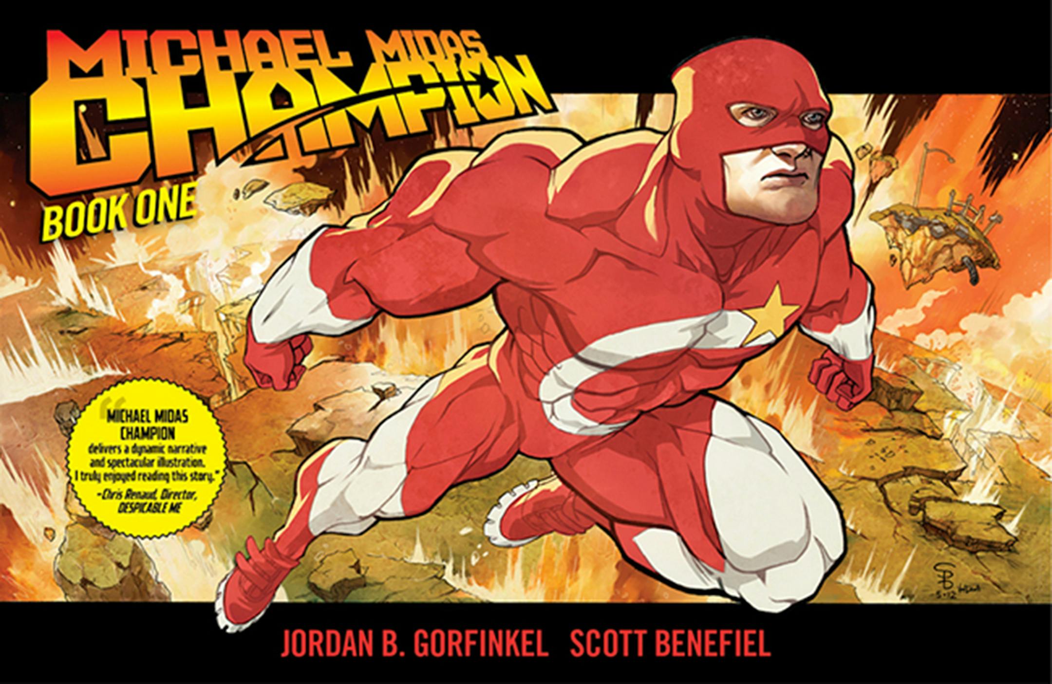 "Michael Midas Champion" is a superhero story buttressed by a lot of good advice. (Photo courtesy InkLit/TNS) ORG XMIT: 1171782