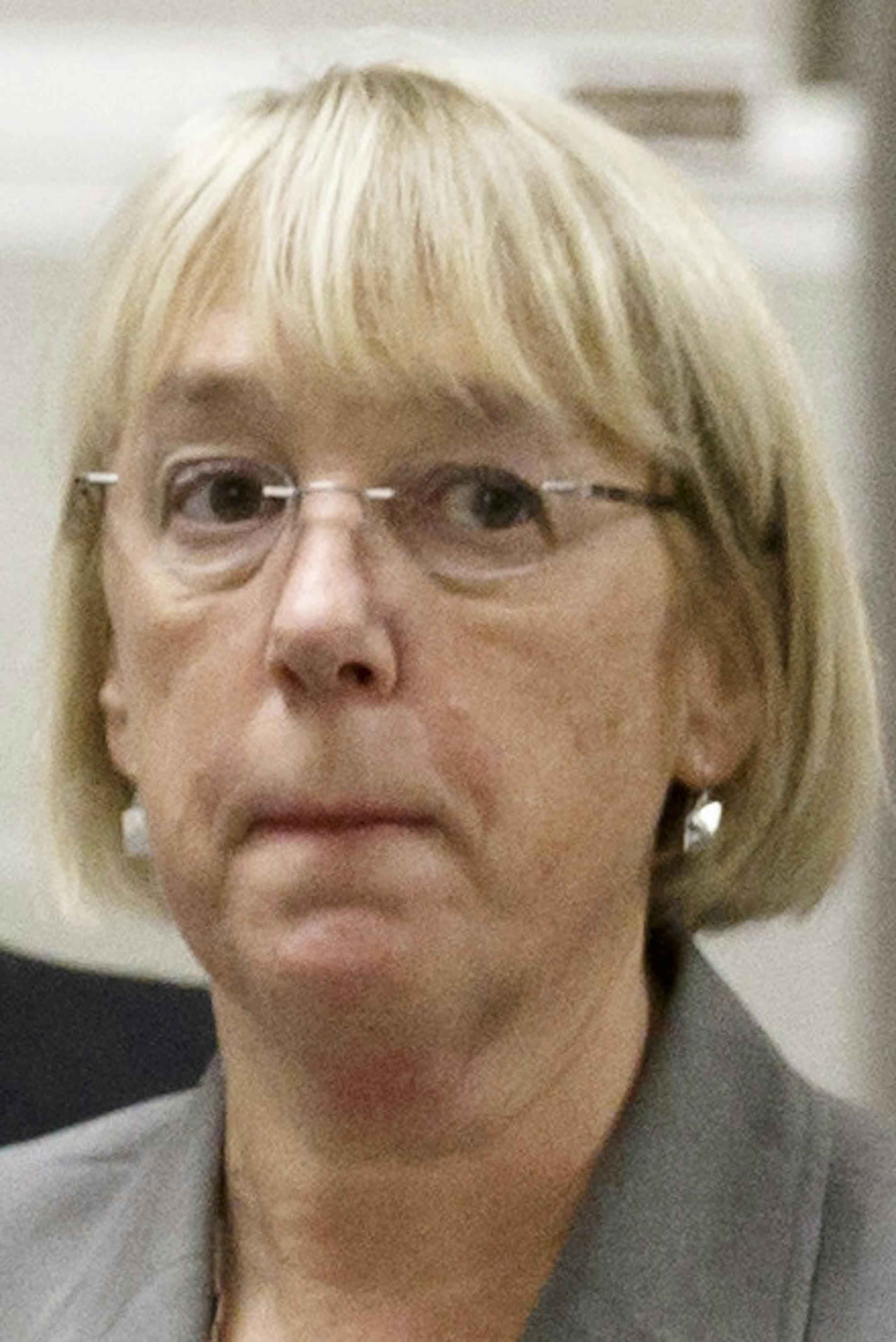 Senate Budget Committee Chairwoman Patty Murray, D-Wash., who negotiated a bipartisan budget compromise with Rep. Paul Ryan, R-Wis., the House Budget Committee chairman, takes an escalator to the Senate for votes on nominations late Monday evening, Dec. 16, 2013, at the Capitol in Washington. Bipartisan legislation to soften across-the-board spending cuts gained ground among Senate Republicans on Monday and Democrats expressed optimism it would gain the 60 votes needed to pass by week's end. (AP