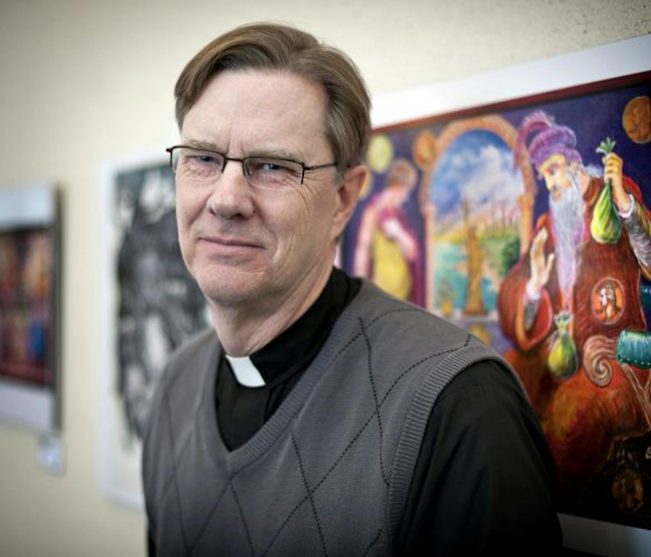 Rev. Peter Geisendorfer-Lindgren, pastor of the Lord of Life Lutheran Church in Maple Grove.
