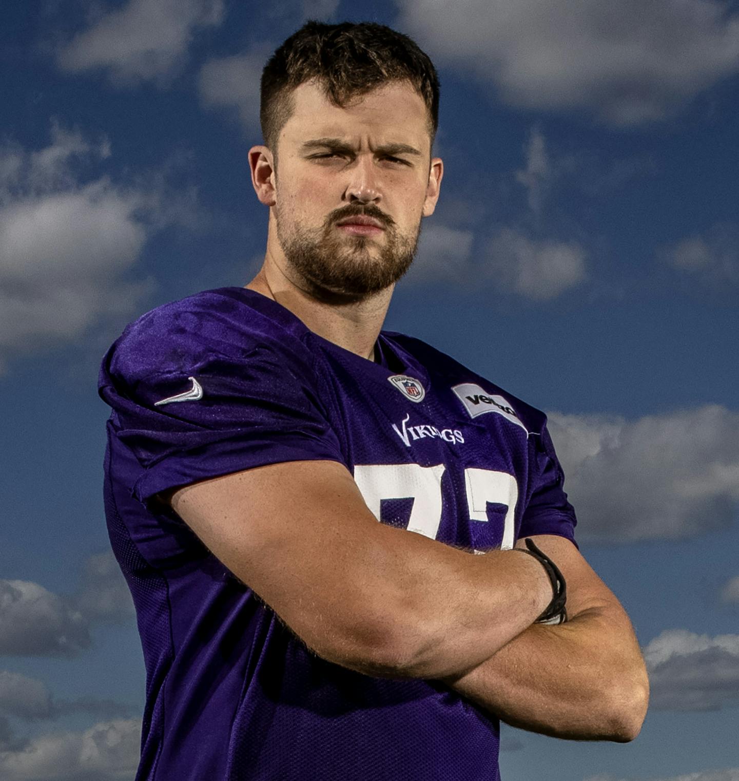 Vikings rookie lineman Ezra Cleveland