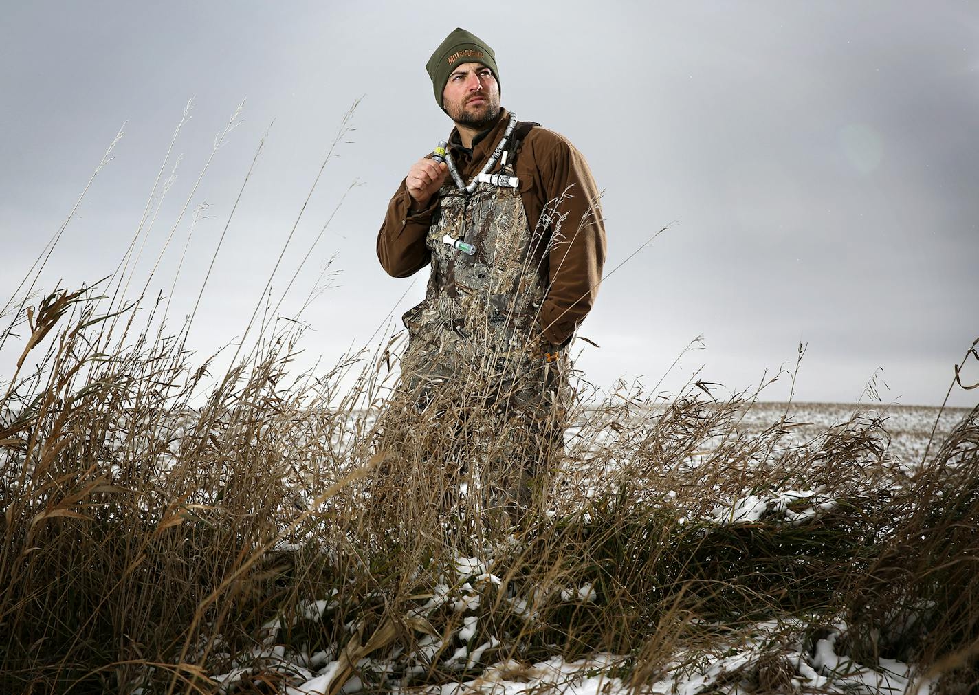 Scott Threinen is a three-time champion goose caller and the founder of Molt Gear, a business catering to waterfowl hunters out of Rochester, Minn.