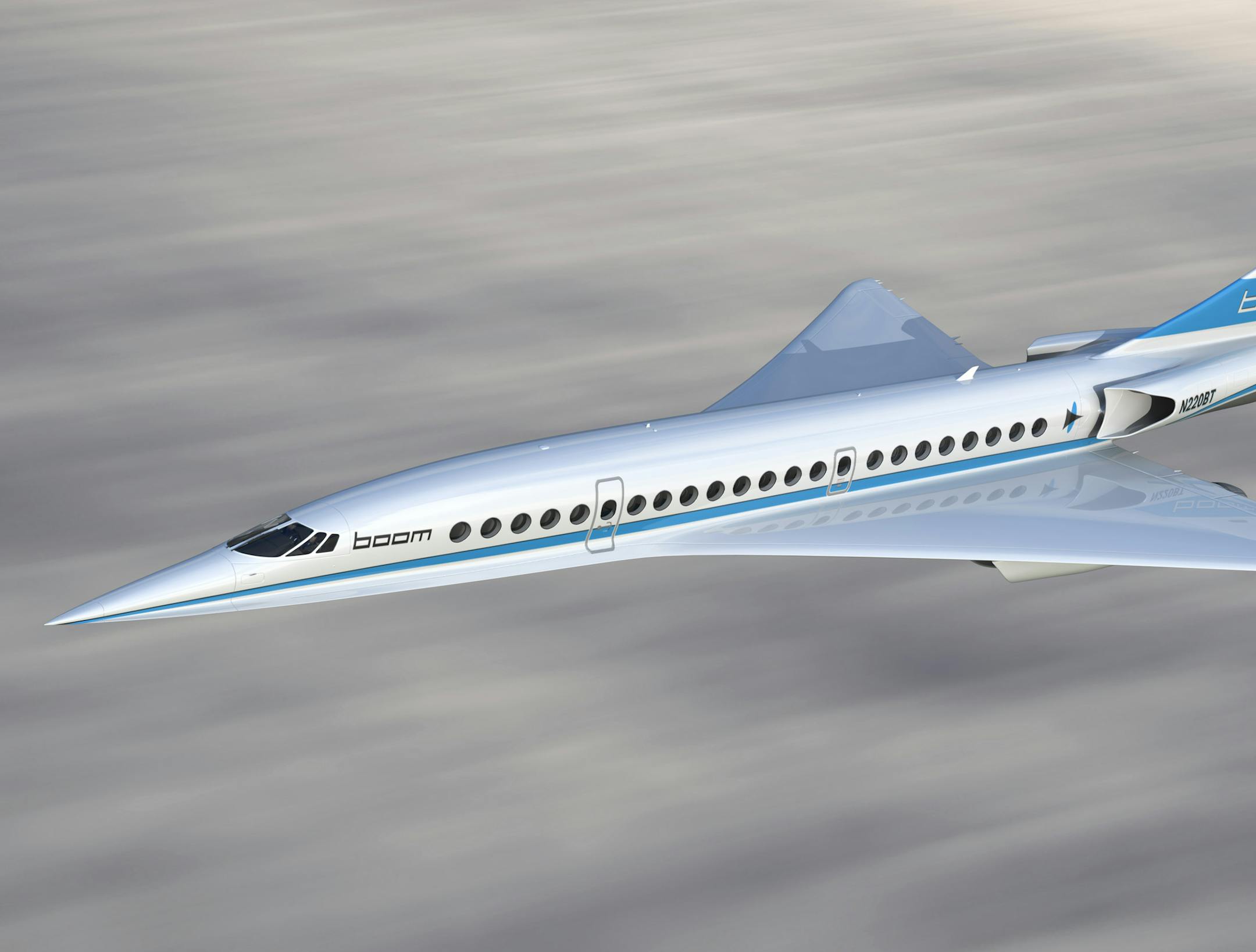 Boom SuperSonic aircraft manufacturer is one of the companies Stratasys is supplying 3-D printer-made parts to. (Provided by Stratasys)