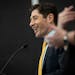 Minneapolis Mayor Jacob Frey gives his State of the City speech to a crowd at the Northstar Center in Minneapolis Tuesday.