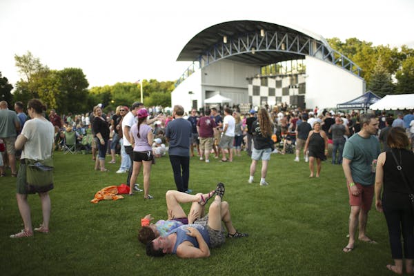 Fans waited for Cheap Trick's show to begin Thursday night.