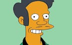 This image released by Fox shows the Apu from the animated series "The Simpsons." The character is the subject of a documentary called &#xec;The Probl
