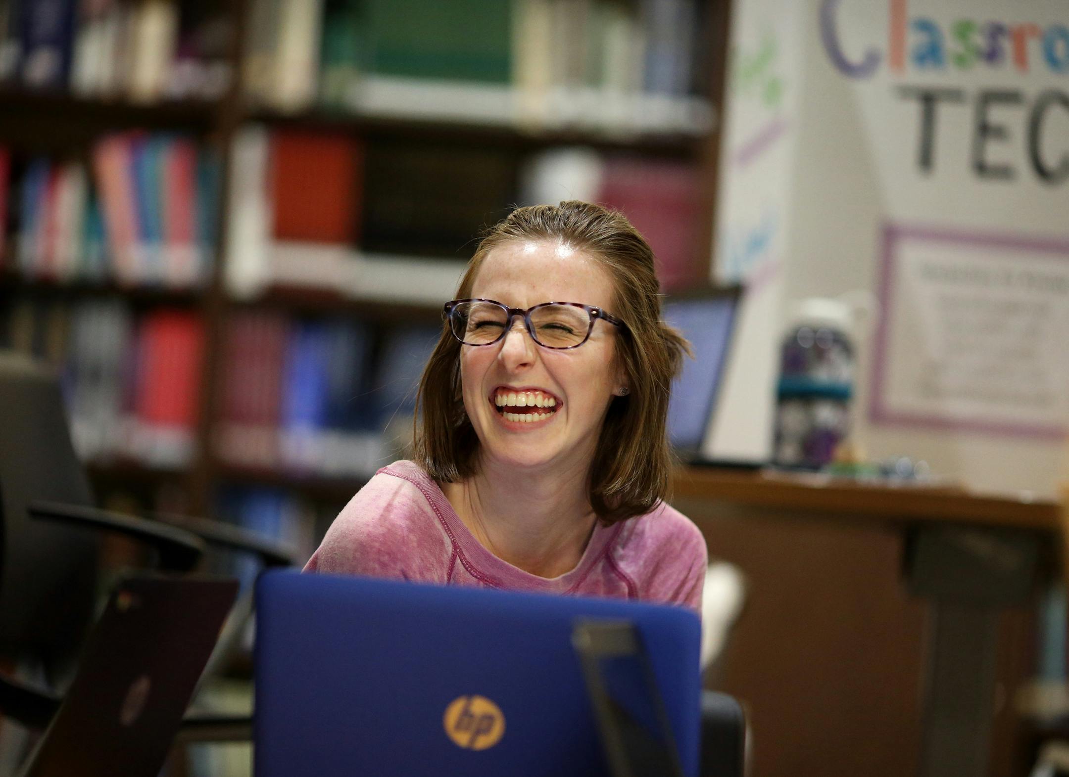 Callie Gudmonson a junior, was among the students gather for information to prepare for next years ninth and 10th graders at Burnsville High School Tuesday Feb 09, 2016 in Burnsville, MN. ] A big transition is in store for the Burnsville-Eagan-Savage district in 2016-17 as they move to 6-8 middle and 9-12 high school grade configurations, matching most metro-area districts. Jerry Holt/Jerry.Holt@Startribune.com