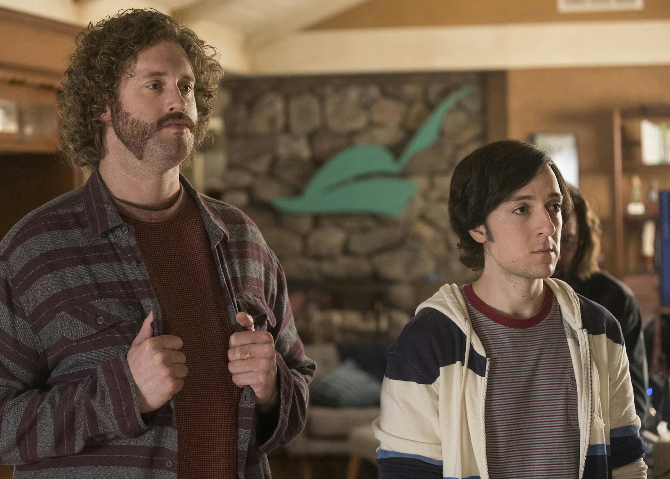 T.J. Miller and Josh Brener in "Silicon Valley."
photo: John P. Johnson/HBO