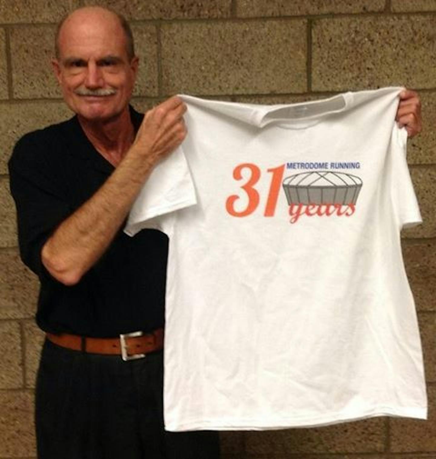 Rick Recker has been running the Metrodome's running program for 31 years -- for a buck!