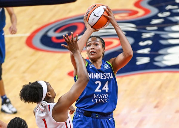 Napheesa Collier, in Washington during a game earlier this month