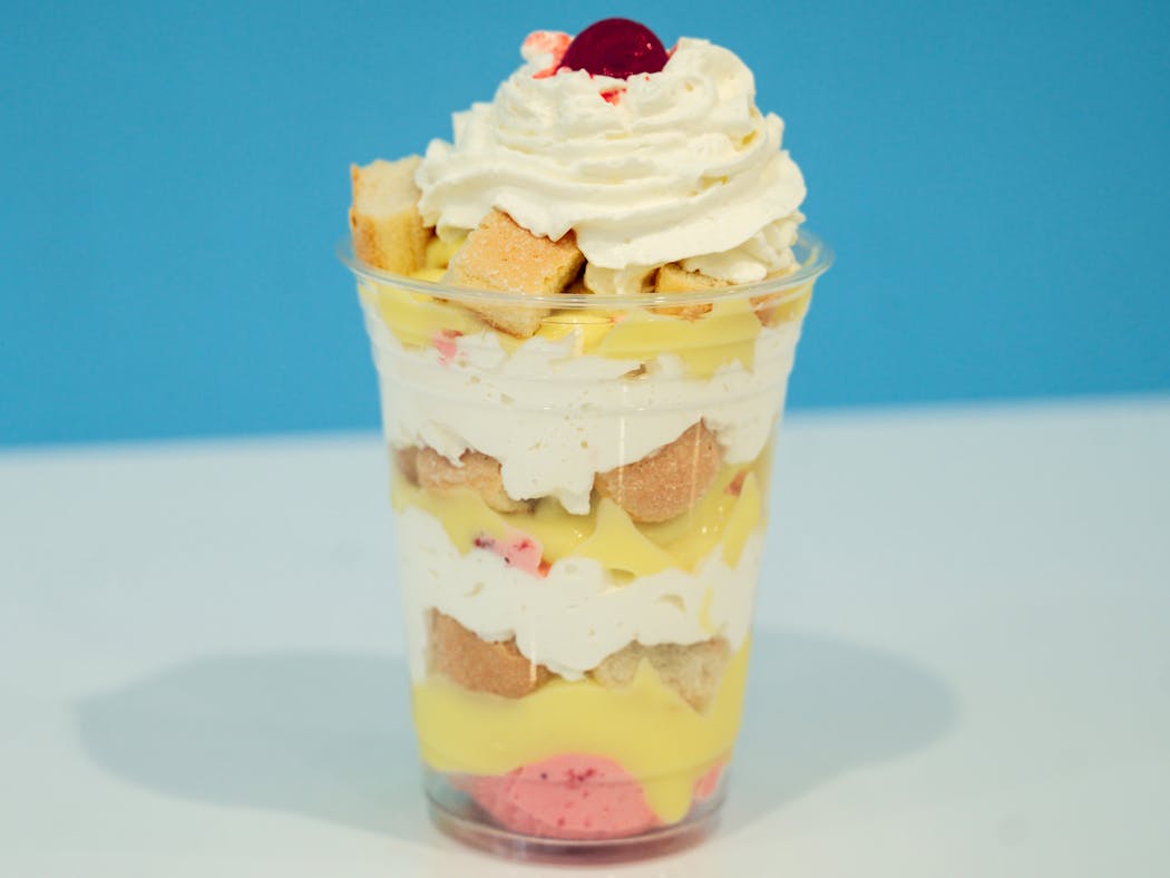 Lady's Slipper Marble Sundae from Bridgeman's Ice Cream.