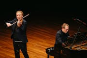Violinist Daniel Hope and English pianist Simon Crawford-Phillips perform as part of the Schubert Club's International Artist Series in St. Paul.