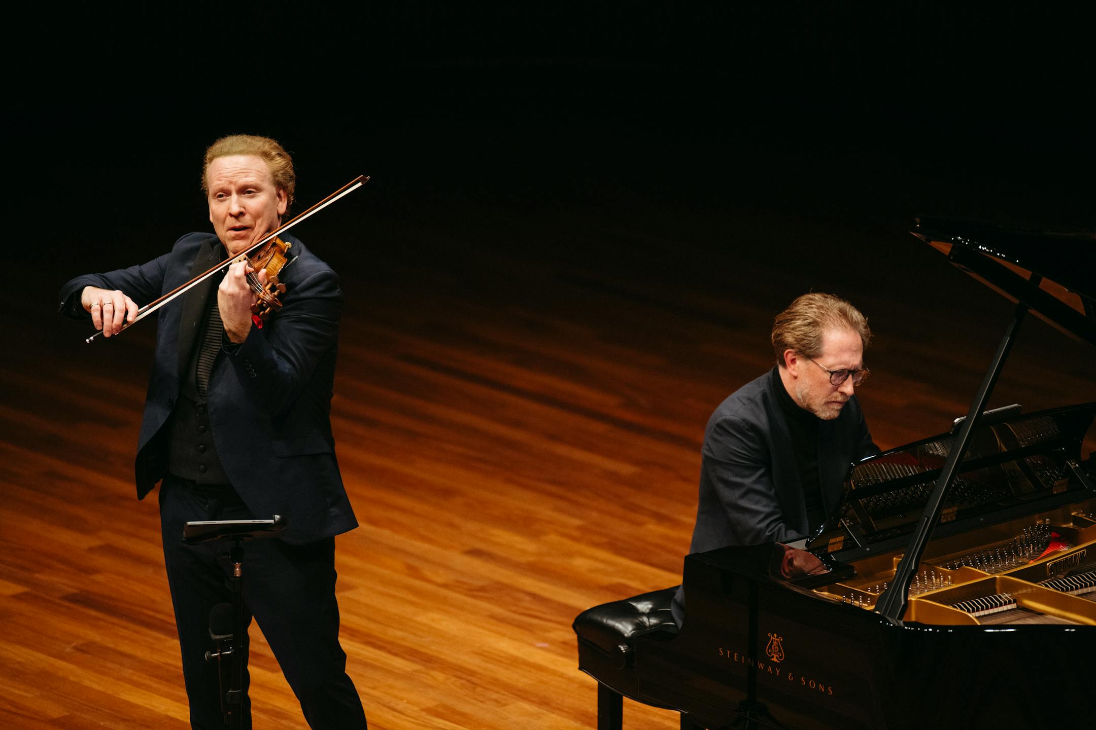 Violinist Daniel Hope and English pianist Simon Crawford-Phillips perform as part of the Schubert Club's International Artist Series in St. Paul.