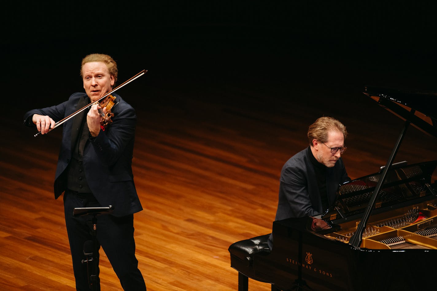 Violinist Daniel Hope and English pianist Simon Crawford-Phillips perform as part of the Schubert Club's International Artist Series in St. Paul.