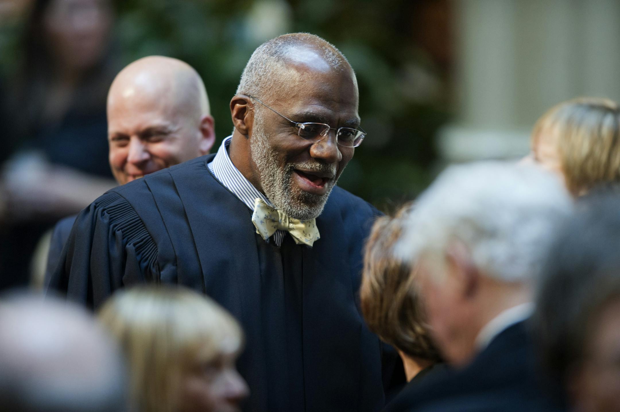 Retiring Minnesota Supreme Court Justice Alan Page, a former Vikings defensive tackle, was a popular choice among Twitter responses for the team's #FranchiseFour players.