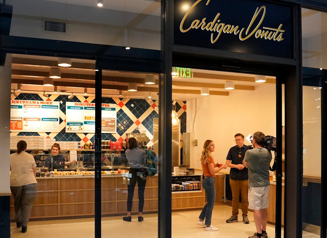 A second location of Cardigan Donuts opened in the skyway level of the IDS Center in downtown Minneapolis.