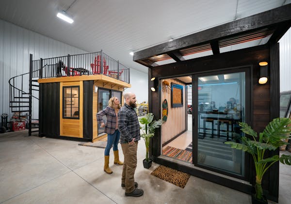 Minnesota couple's new 'adventure': Turning shipping containers into custom studios