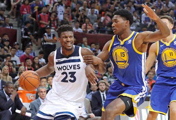 Wolves newcomer JImmy Butler is entering his prime at age 28 and he has gifted future All-Stars Karl-Anthony Towns and Andrew Wiggins alongside him.