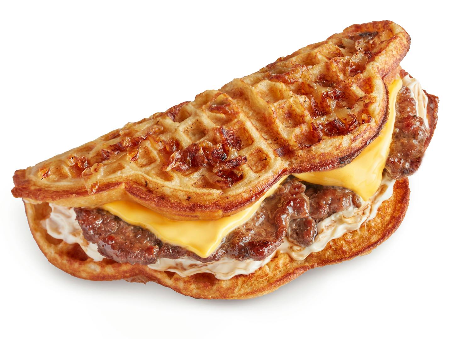 Wrangler Waffle Burger from Nordic Waffles.