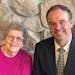 LaDonna Hoy, left, has retired as executive director of Interfaith Outreach after 40 years. Greg Hilding, right, became executive director this month.