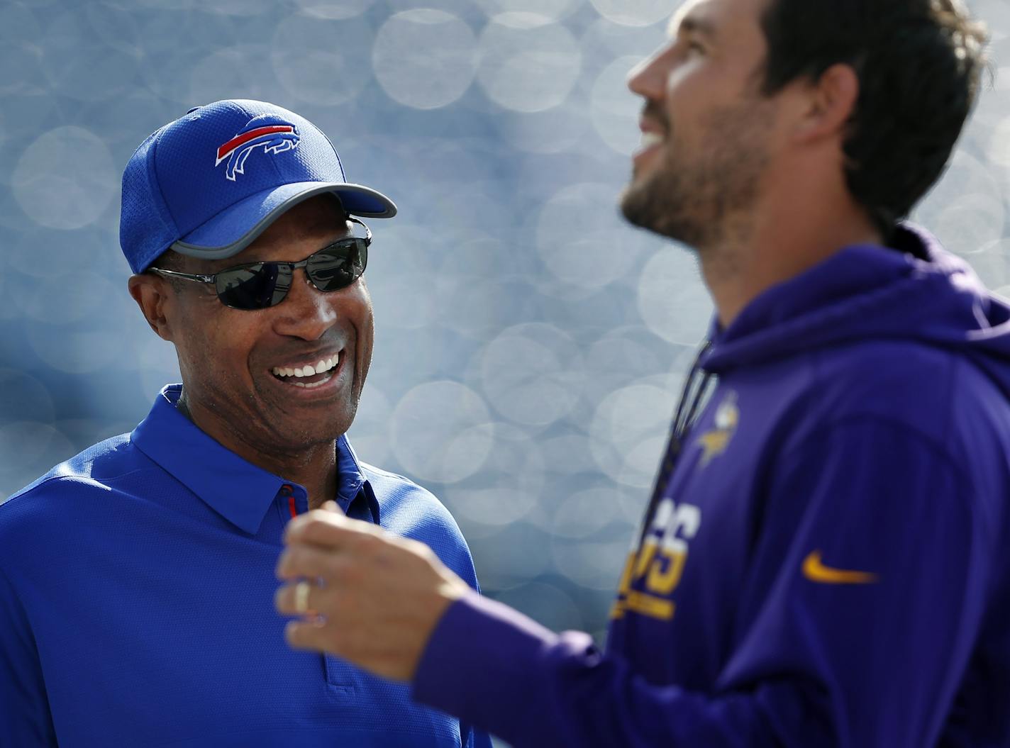 Leslie Frazier's latest NFL stop is in Buffalo, where he was hired as defensive coordinator by first-year head coach Sean McDermott. After four games, the first-place Bills are giving up a league-low 13.5 points per game.