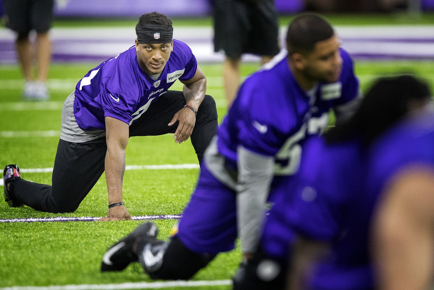 Minnesota Vikings defensive back Mike Hughes (21). ] CARLOS GONZALEZ &#xef; cgonzalez@startribune.com &#xf1; May 30, 2018, Eagan, MN, NFL, Minnesota Vikings OTA's