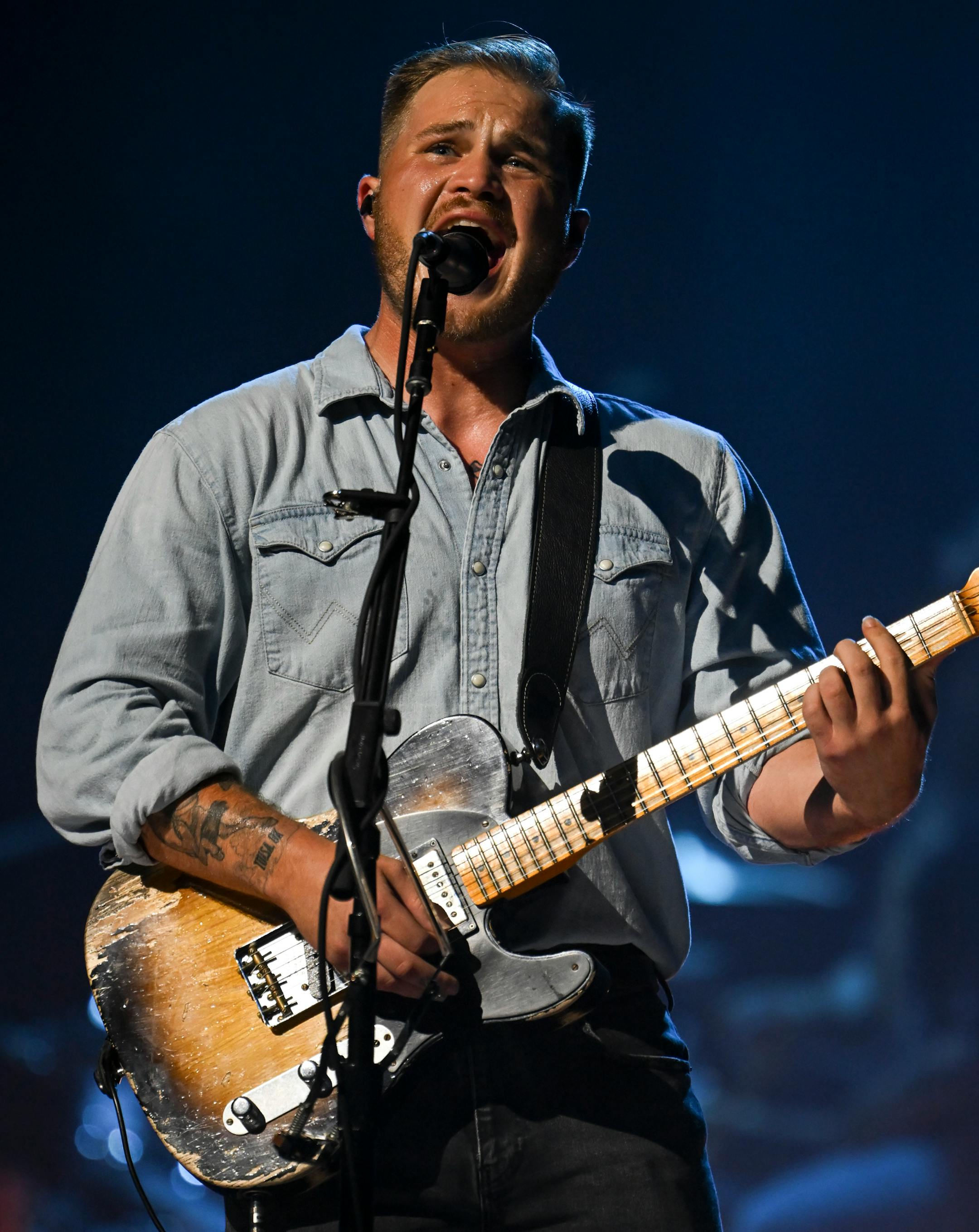 Zach Bryan performs Wednesday, Aug. 9, 2023 at Target Center in Minneapolis, Minn.