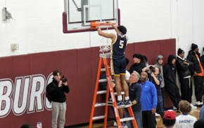 Daniel Freitag played a key role in Breck's 91-74 victory over Minneapolis North in the Class 2A, Section 5 championship game on Friday.