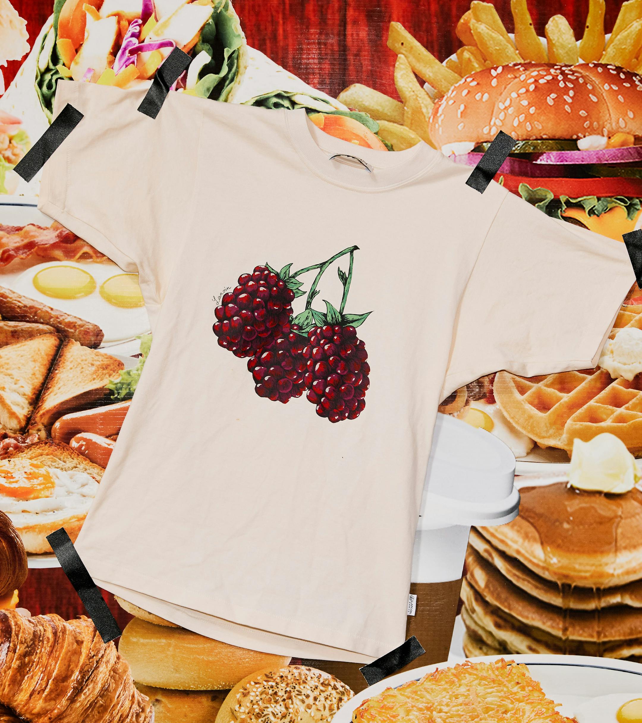 A scratch-and-sniff T-shirt from French fashion house Lanvin comes with a price tag of $590.