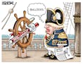 Sack cartoon: Boris Johnson's ship of state