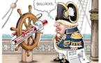 Sack cartoon: Boris Johnson's ship of state