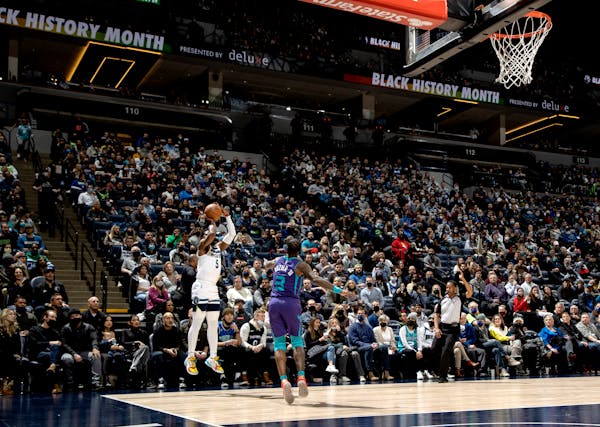 A winning team has led to steadily larger crowds at Target Center for the Timberwolves this season.