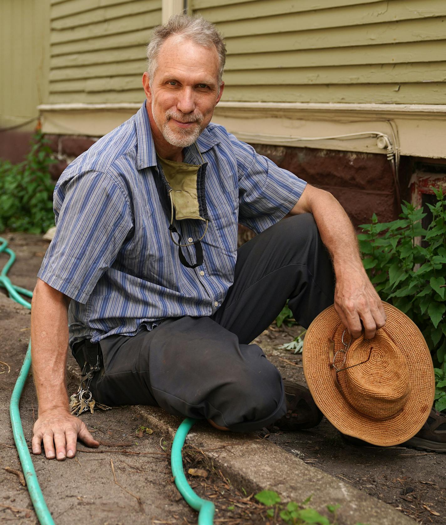 Christopher Lutter-Gardella expanded his vegetable garden in Minneapolis threefold this growing season.