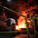 A worker prepared a ladle filled with molten iron at Smith Foundry Tuesday, Dec. 12, 2023 Minneapolis, Minn. For years, residents have been complainin