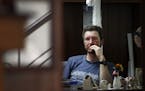 Australian Climber Robert Gropels who was rescued from Mount Everest sits in his hotel room in Kathmandu, Nepal, Tuesday, May 24, 2016. Robert's wife 