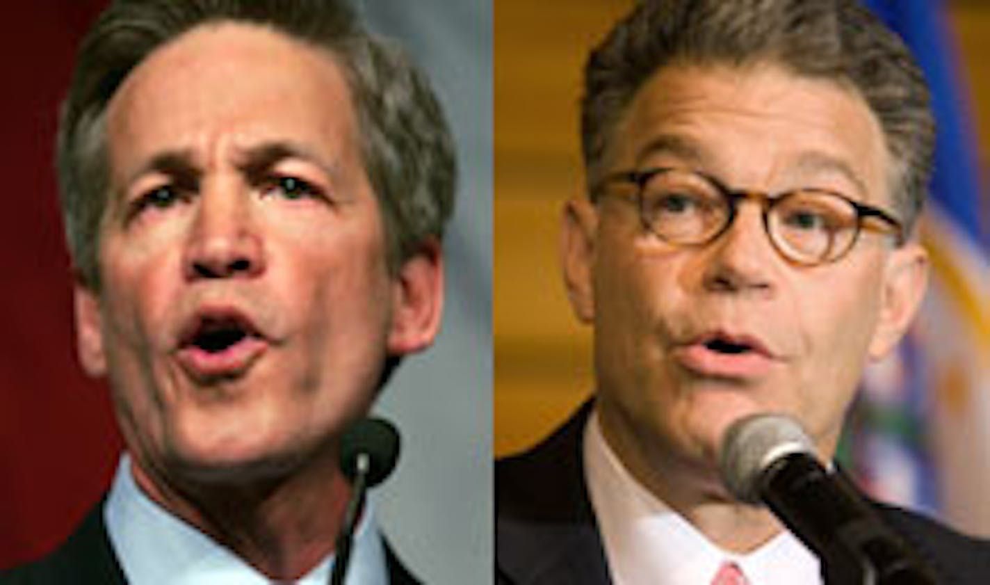 Norm Coleman, Al Franken