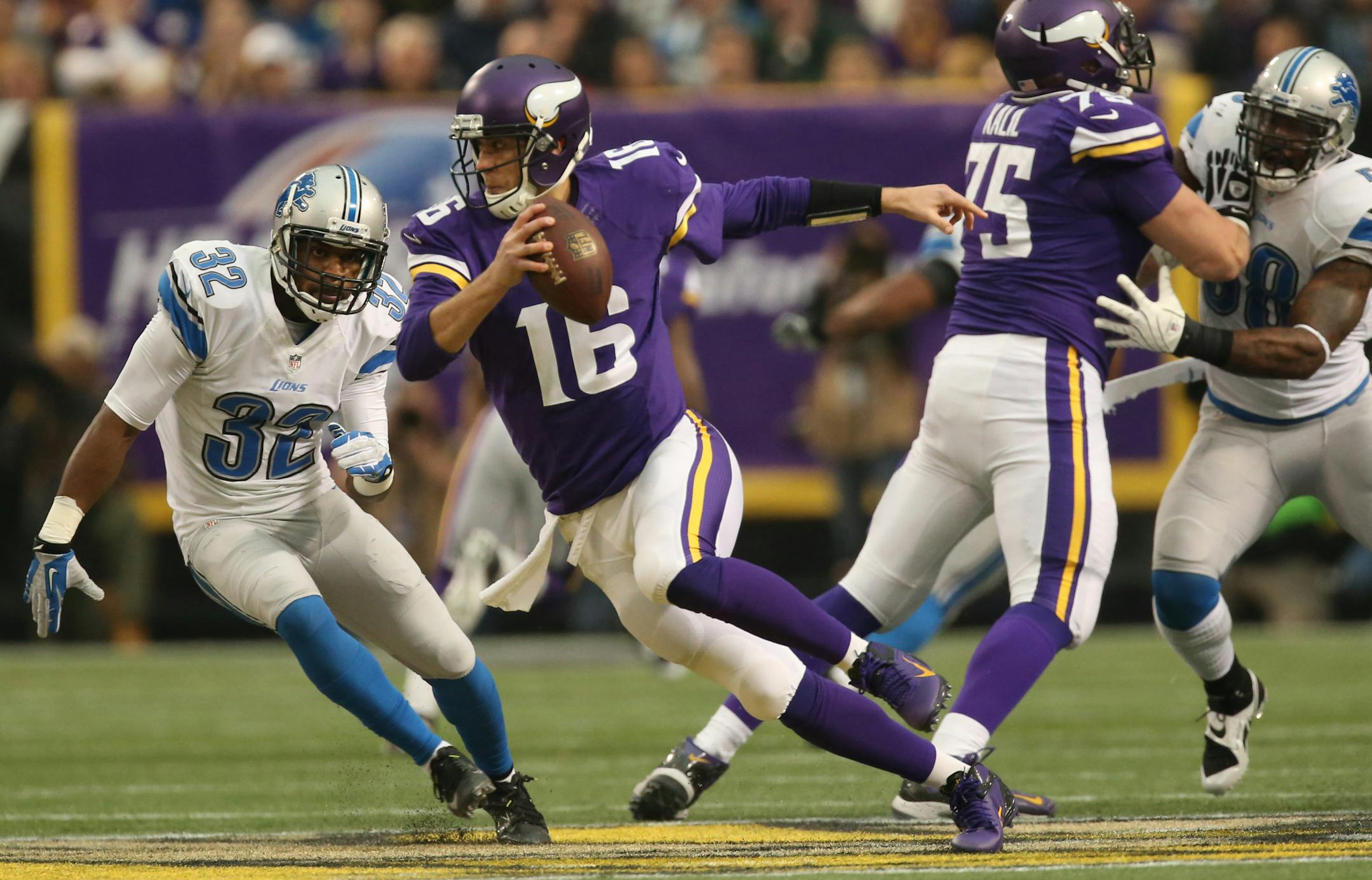 Minnesota Vikings quarterback Matt Cassel.