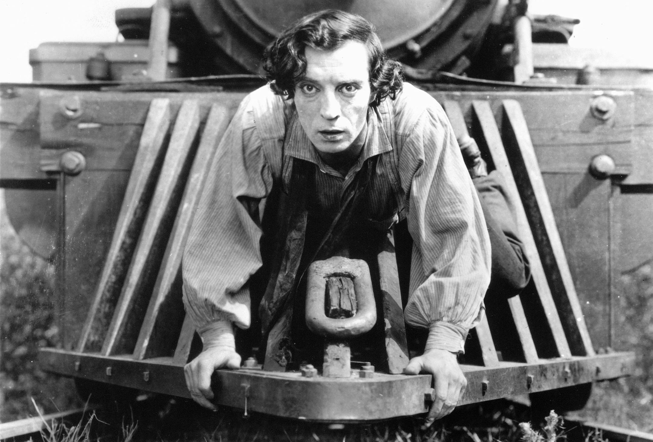 Buster Keaton in THE GENERAL Courtesy Kino International.