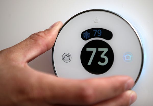 The new Honeywell thermostat, Lyric, uses geofencing in cellphones to adjust your home thermostat as you approach or leave home. The new technology is