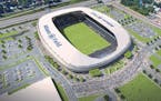 RD Management, a New York developer, will build retail, office, restaurant and residential buildings around Allianz Field, the stadium of Minnesota Un