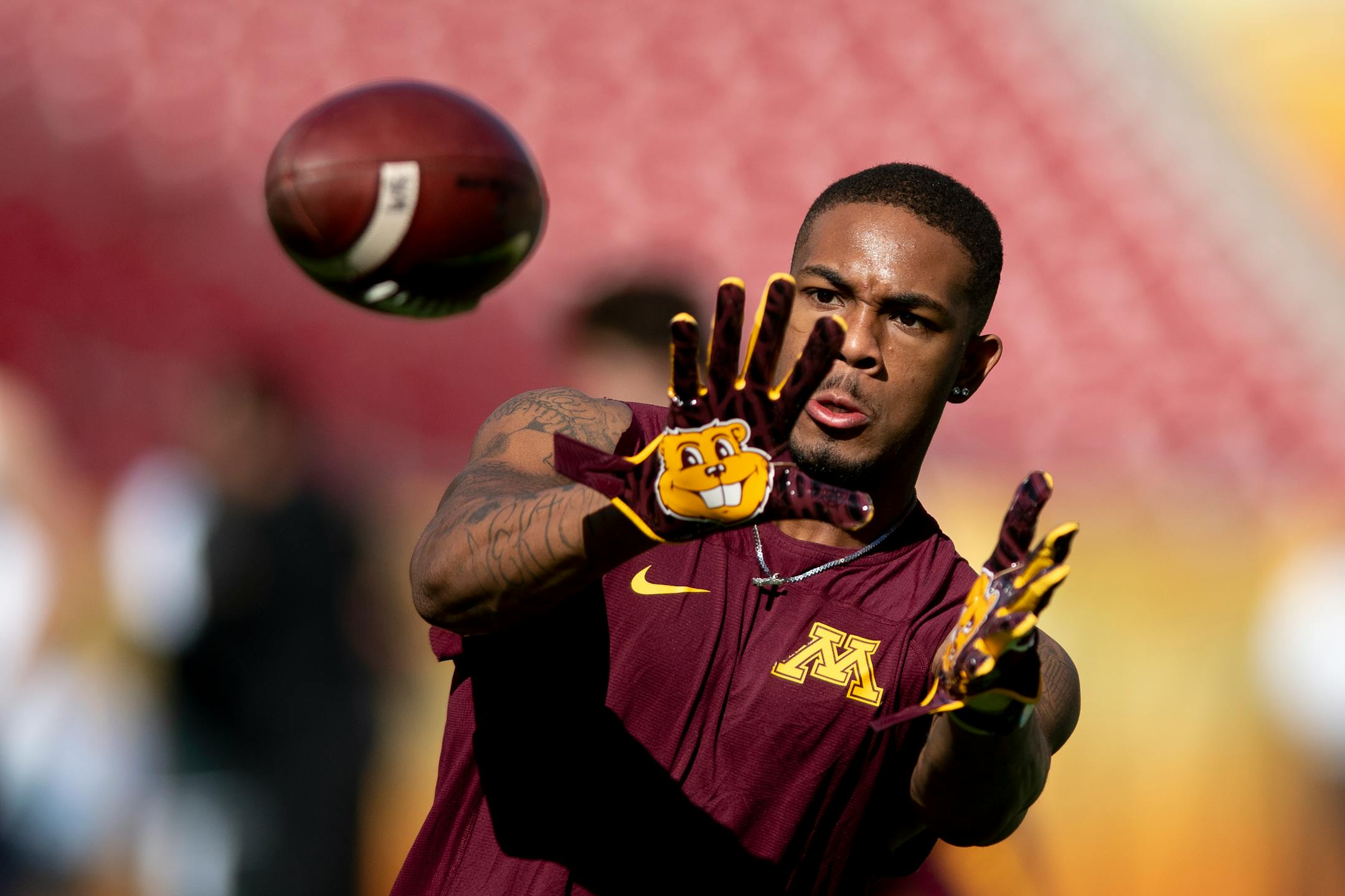 Gophers wide receiver Rashod Bateman