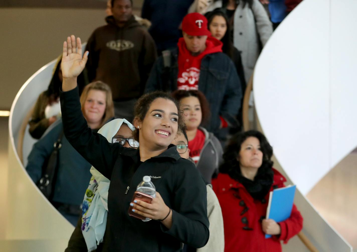 Alexa Beguhl, a senior at St. Anthony Village High School, was among students who participated in WMEP&#x2019;s Civil Rights Research Experience program March 25 at the University of Minnesota.