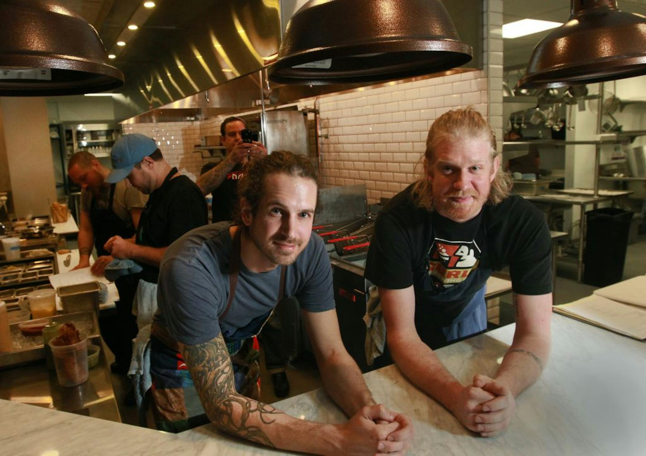 Chefs Tyler Shipton and Nick O'Leary will coordinate the contemporary American cuisine at Borough.