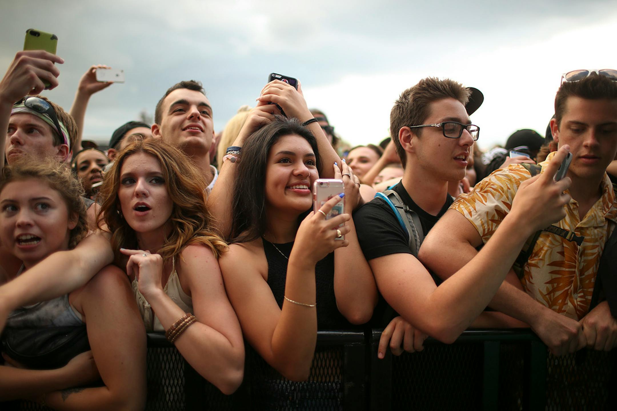 Space was tight in front of the stage as fans watched Future on the Main Stage Sunday evening at Soundset 2016.