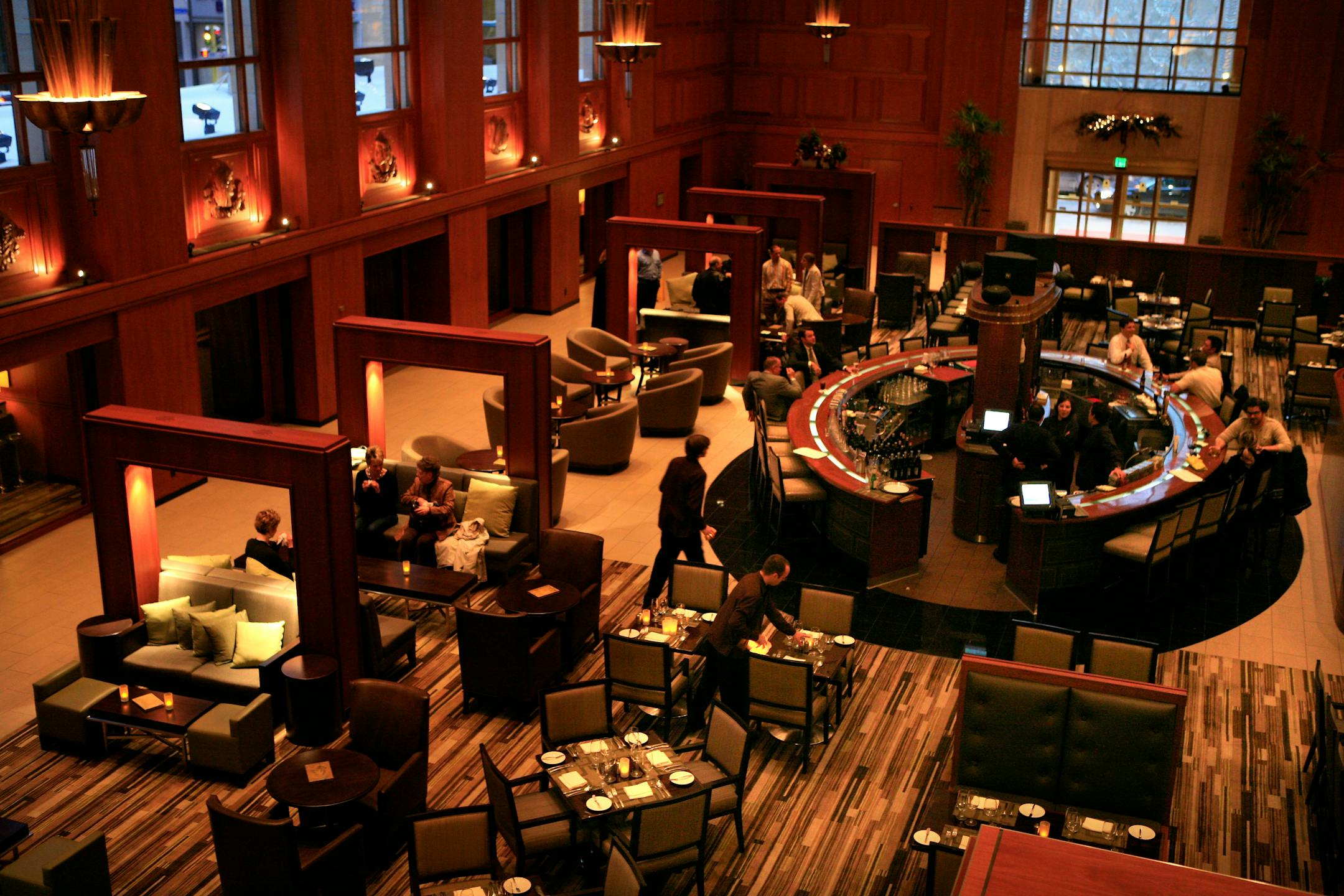 Bank restaurant located inside the Westin Hotel.