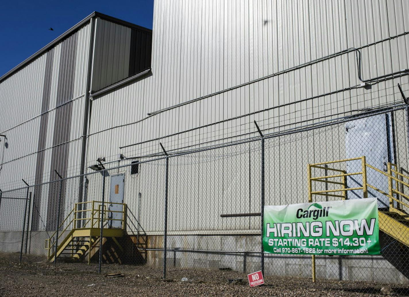 The Cargill Meat Solutions processing plant in Fort Morgan, Colo., Feb. 27, 2016. After top managers said that religious breaks would be severely curtailed, dozens of employees walked out of the factory in December thrusting the livelihoods and the fate of a business into limbo. (Nick Cote/The New York Times)